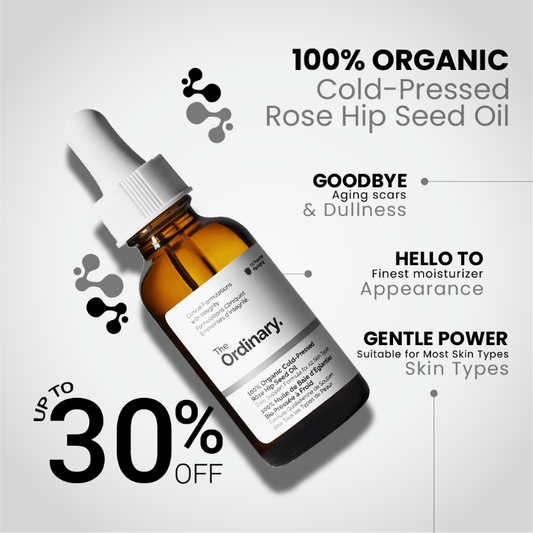 THE ORDINARY 100% ORGANIC COLD-PRESSED ROSE HIP SEED OIL - Glowxii