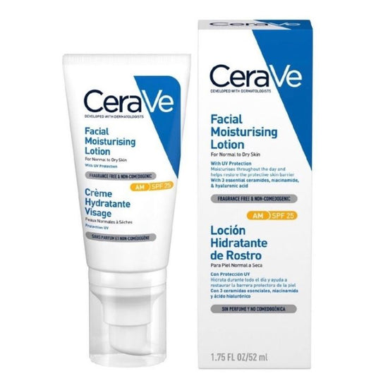CERAVE AM SPF25 FACIAL MOISTURISING LOTION - Glowxii