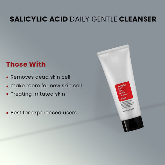 COSRX Salicylic Acid Daily Gentle Cleanser - Glowxii