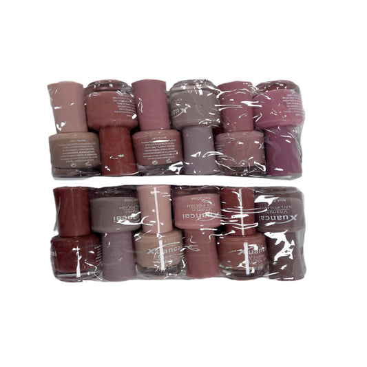 1 in 6 different color Nail polish Set Glowxii